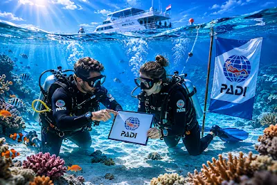 PADI Open Water Diver course certification Hurghada Red Sea