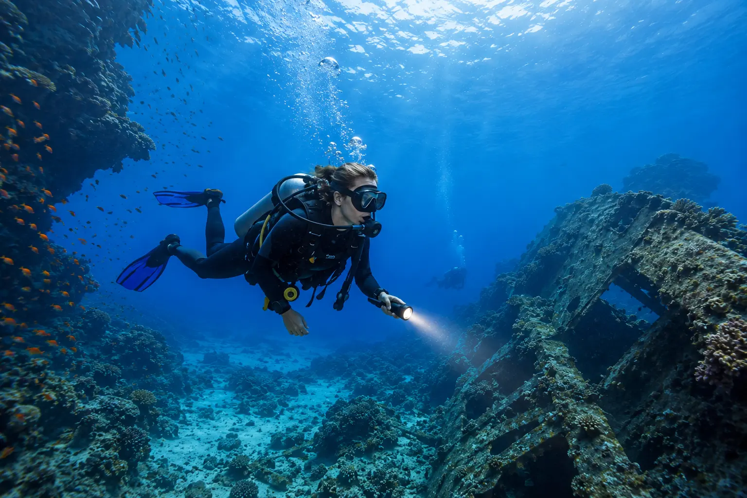 PADI Advanced Open Water Diver course deep navigation dives Hurghada