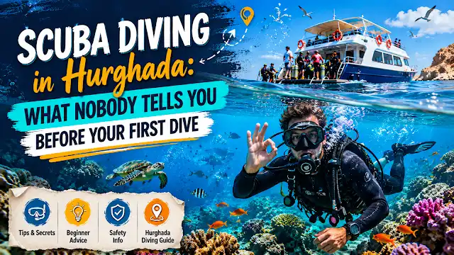 First time scuba diving in Hurghada