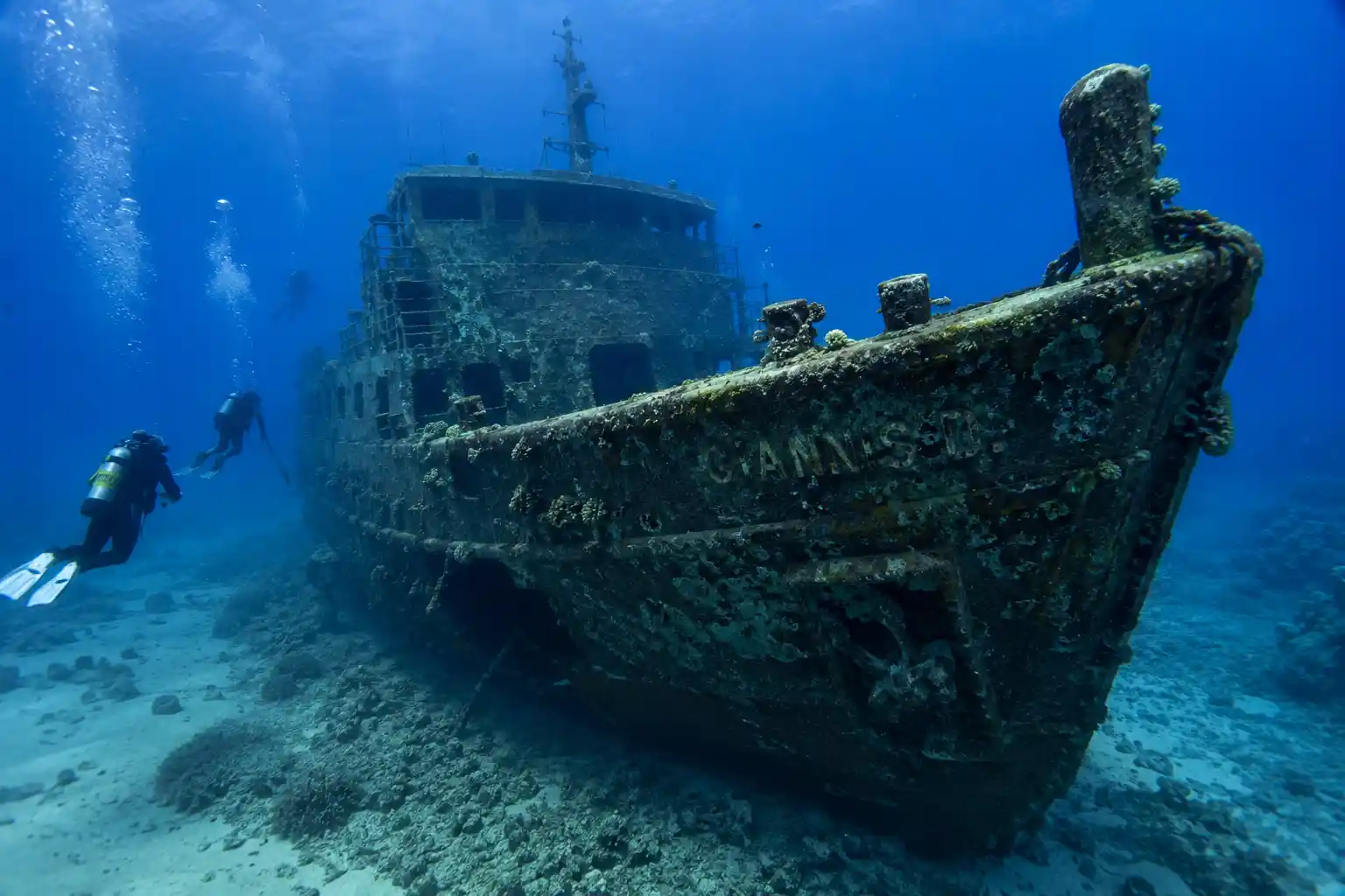 Giannis D shipwreck Abu Nuhas engine room penetration Red Sea