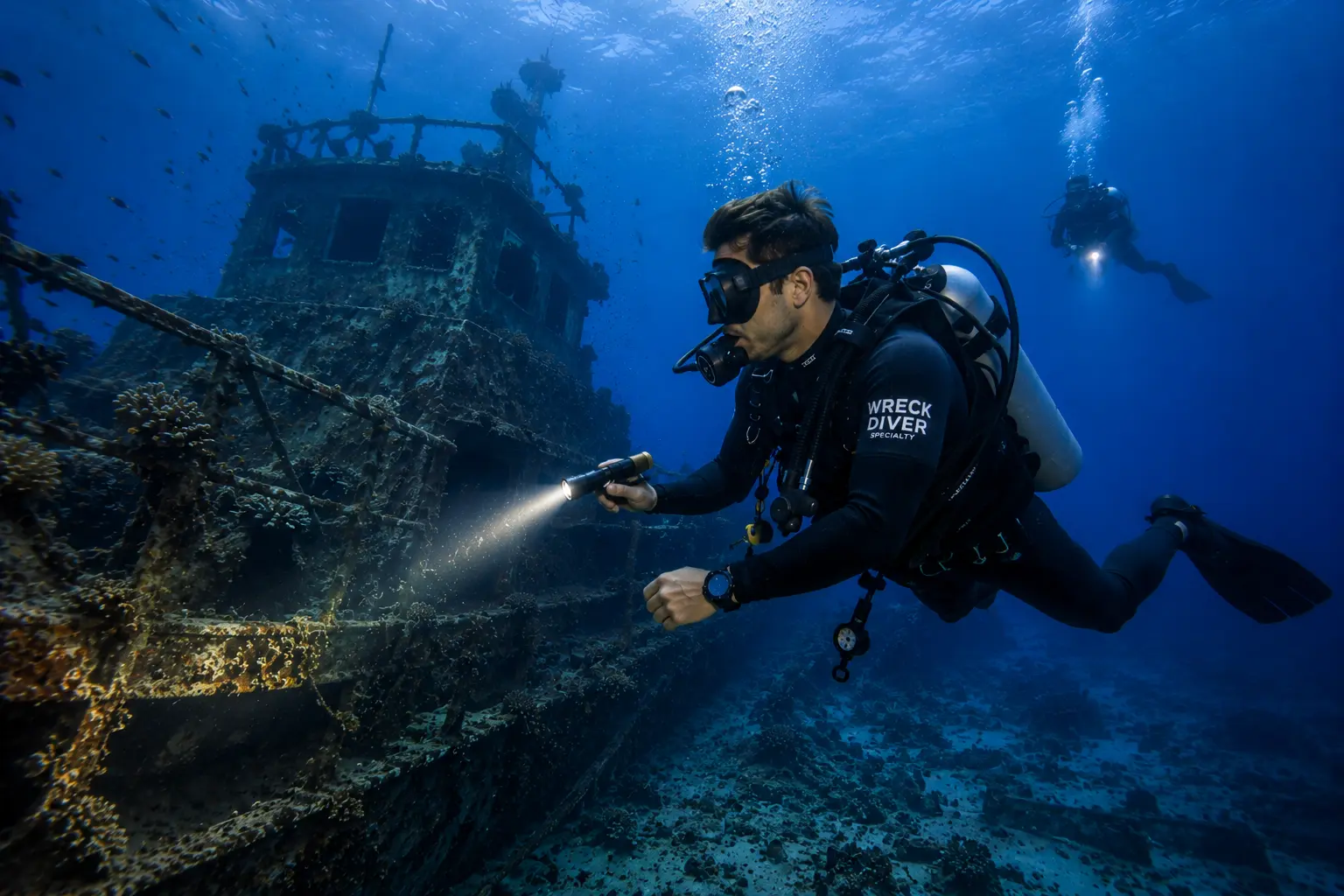 PADI Wreck Diver specialty Abu Nuhas Thistlegorm Hurghada